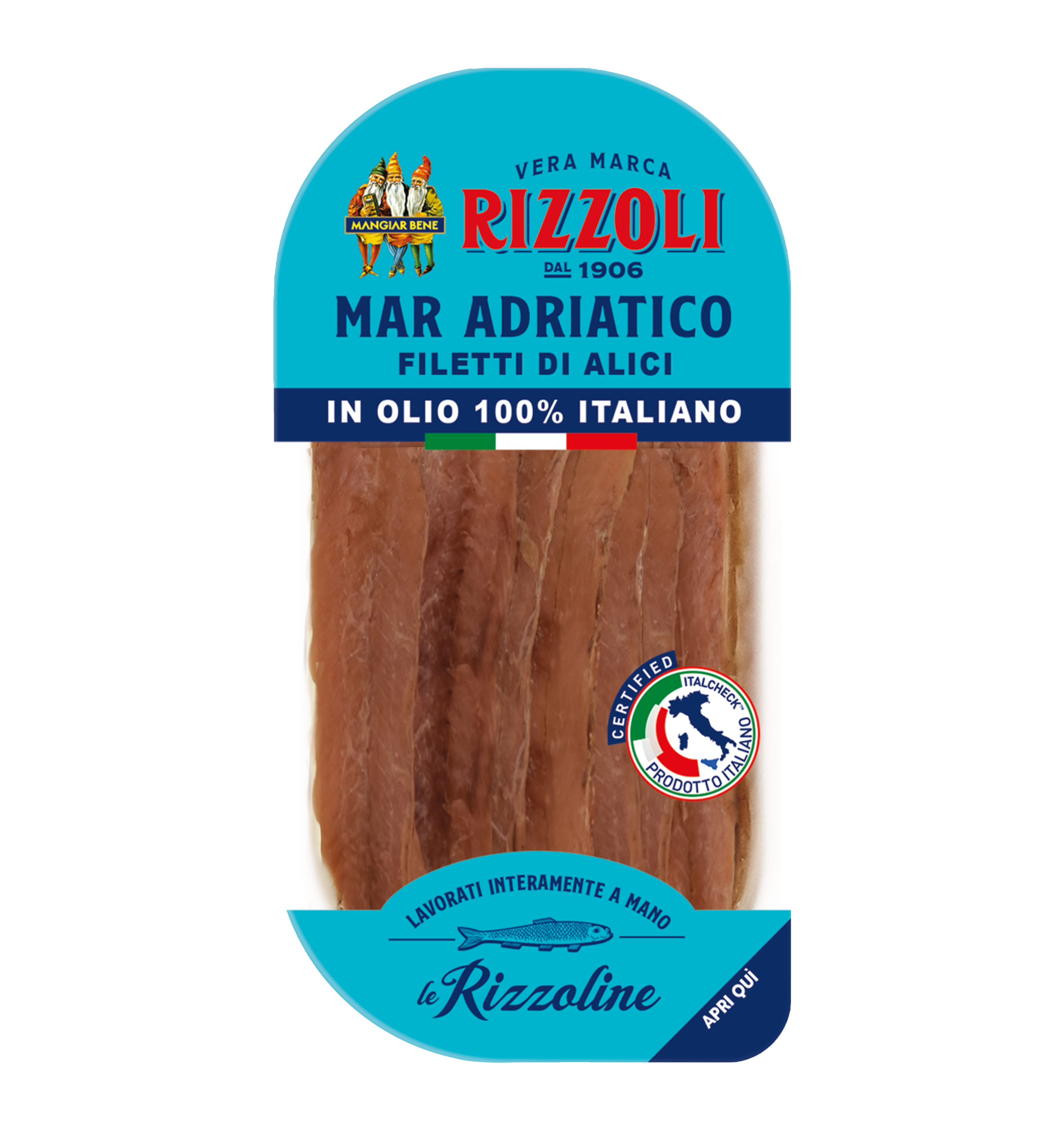 Le Rizzoline del Mar Adriatico in Olio 100% Italiano